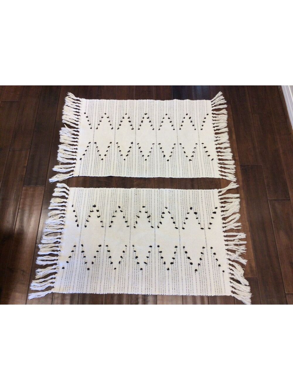 Area Rug Set - Pair of Two 33x22 inch Rugs